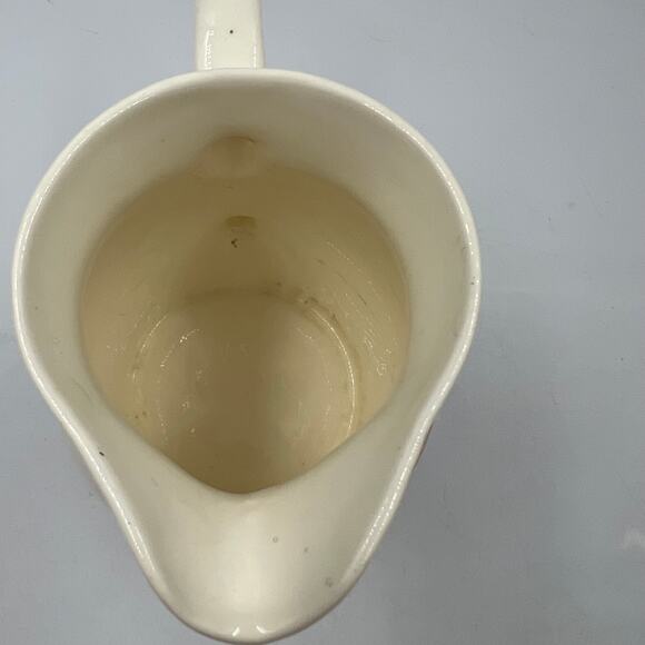 Vintage Ceramic Small Pitcher Creamer Whimsical Farmhouse Cottage Core Kitchen - Picture 6 of 11